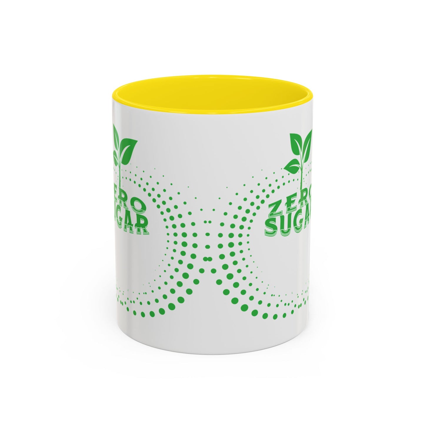 Zero Sugar Accent Coffee Mug-11oz Ceramic Cup, Vegan Mug, Eco Friendly Mug, Gift for Vegan, Mug for Friend