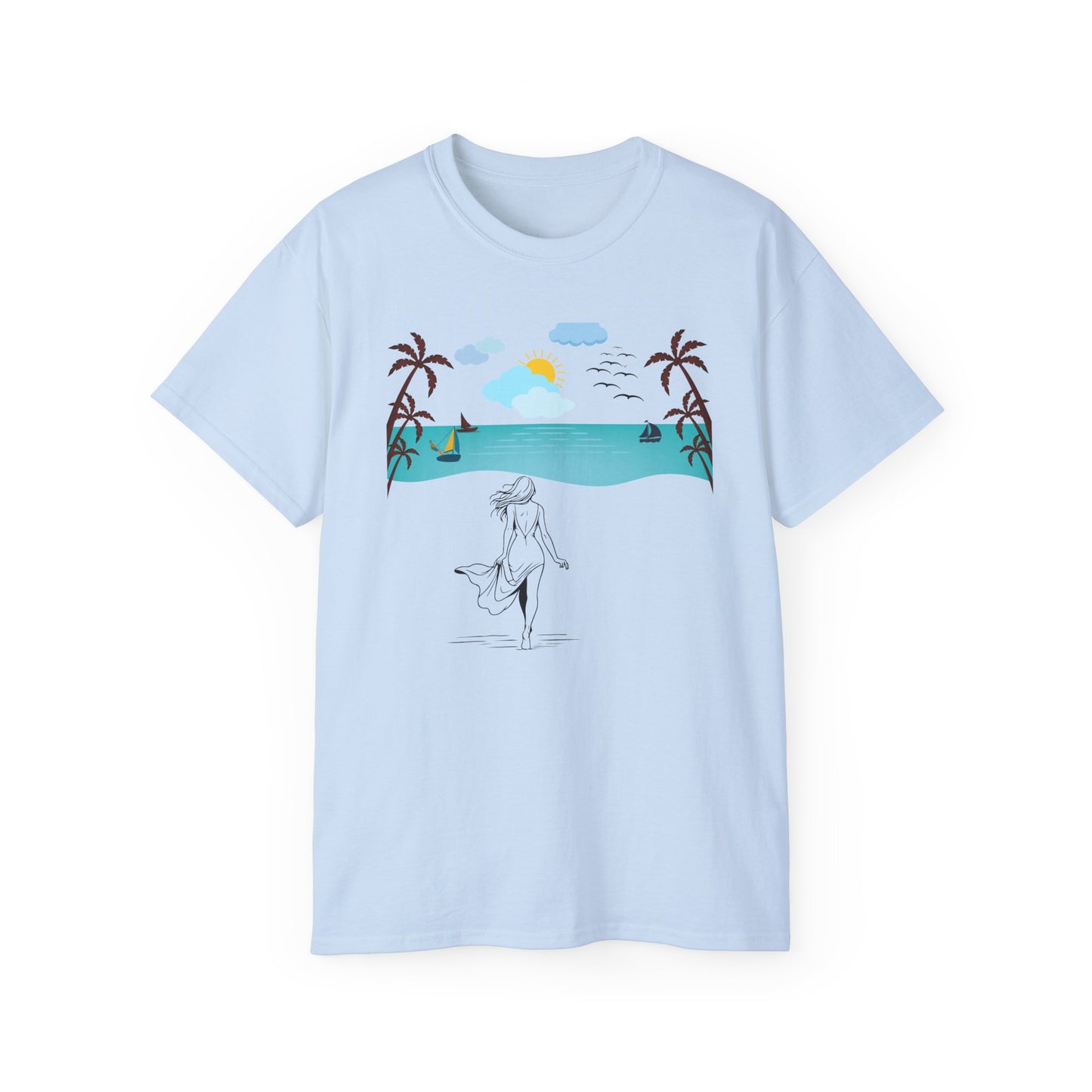 Walk In The Sand Tee - Summer T-Shirt