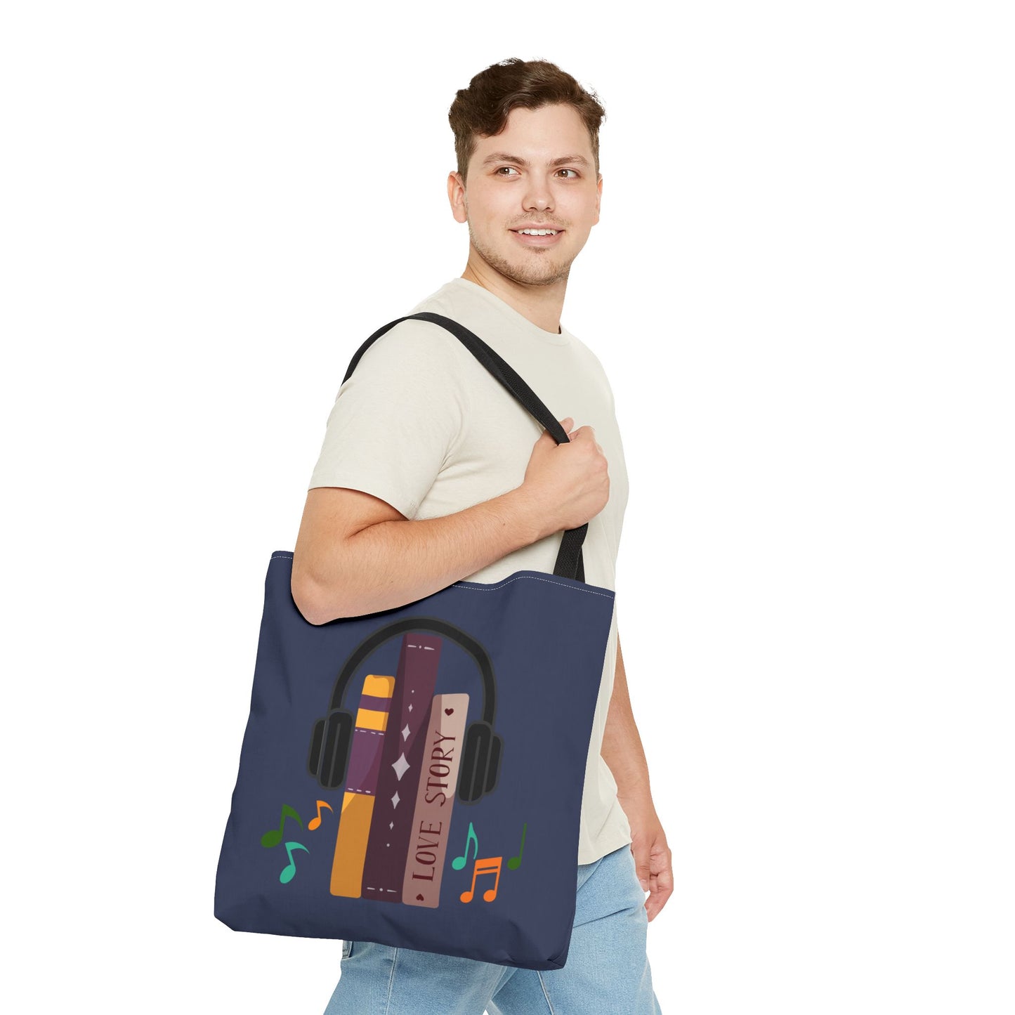 Tunes From Pages Tote Bag