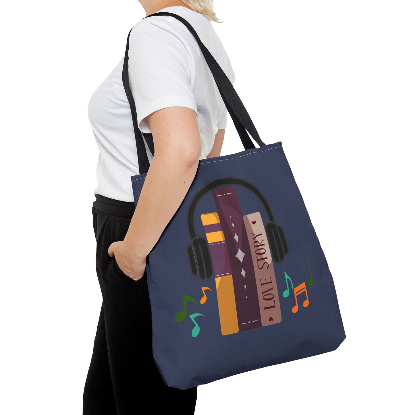 Tunes From Pages Tote Bag