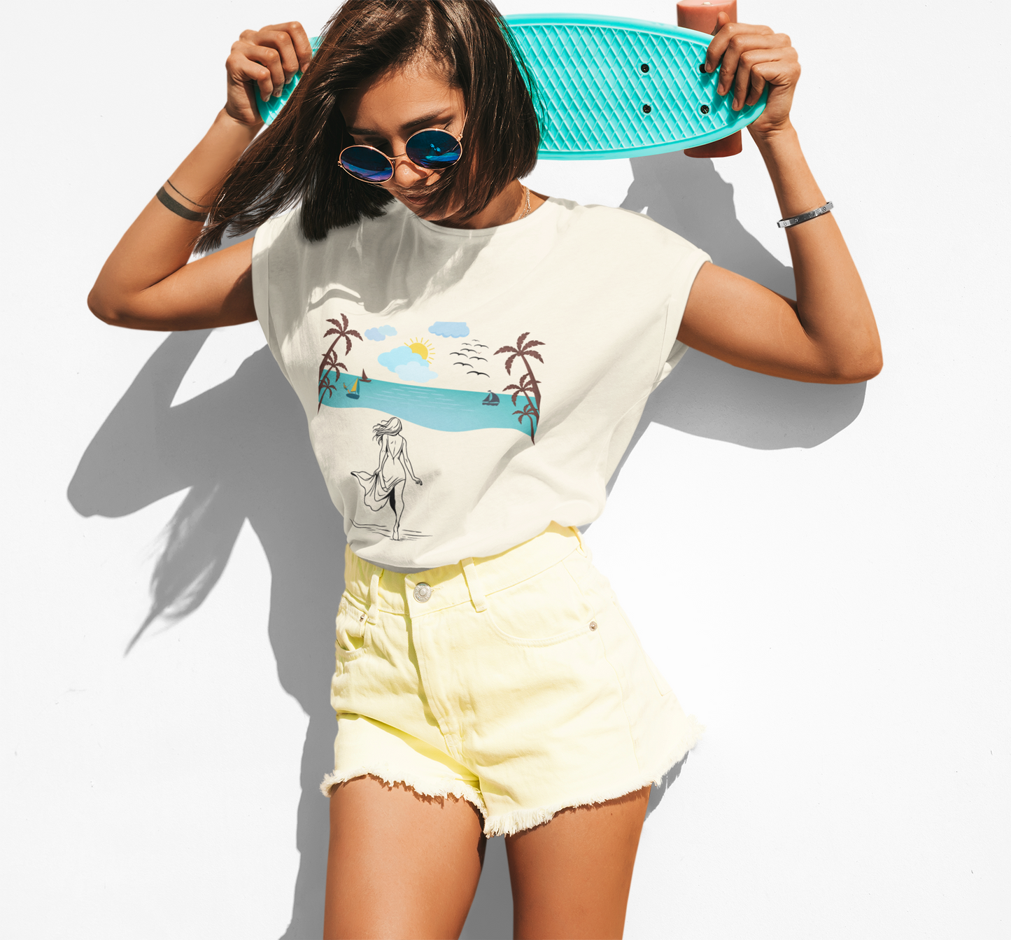 Walk In The Sand Tee - Summer T-Shirt