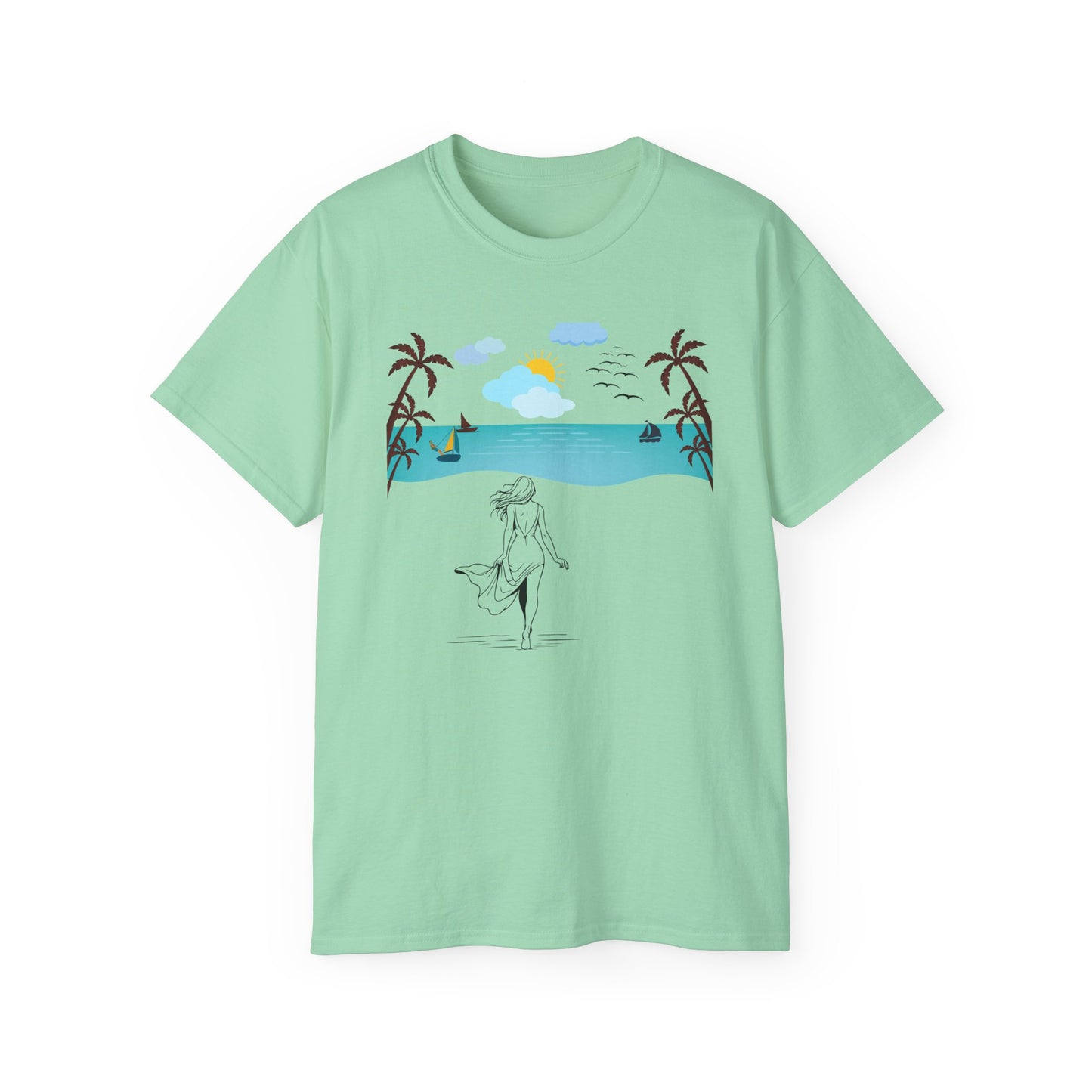 Walk In The Sand Tee - Summer T-Shirt