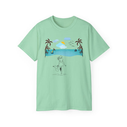 Walk In The Sand Tee - Summer T-Shirt
