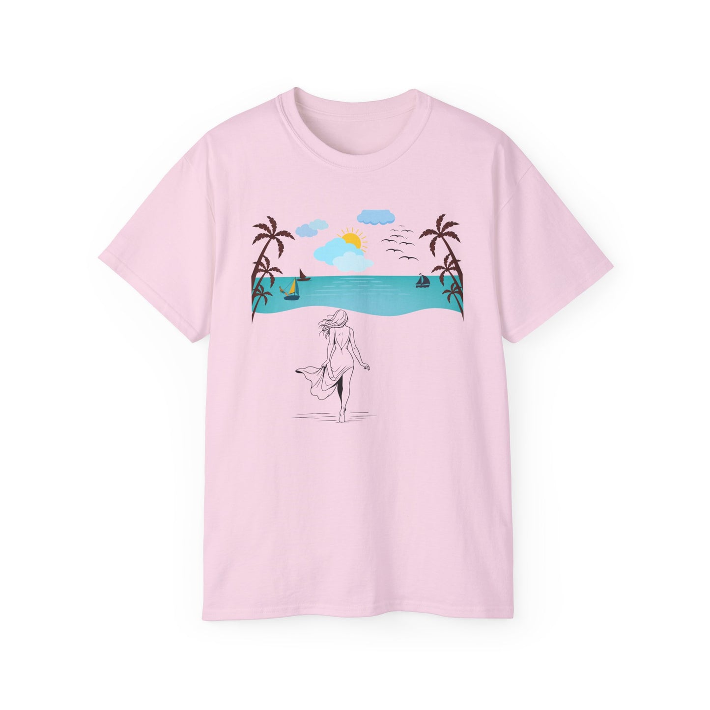 Walk In The Sand Tee - Summer T-Shirt