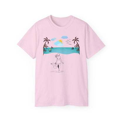 Walk In The Sand Tee - Summer T-Shirt