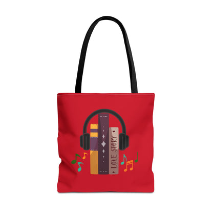 Tunes From Pages Tote Bag