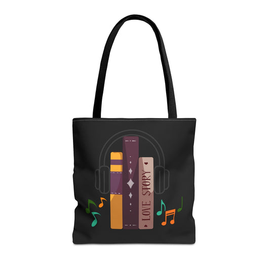 Tunes From Pages Tote Bag