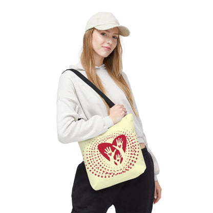 Palms of Love Organic Canvas Tote Bag
