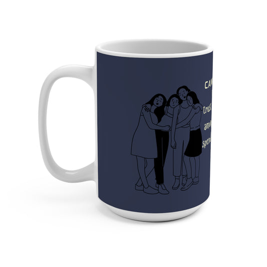 Camaraderie Coffee Mug- 15oz Ceramic Mug, Gift for Friends, Friendship Mug