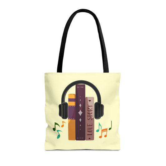 Tunes From Pages Tote Bag