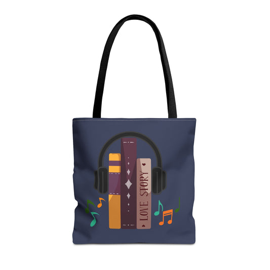 Tunes From Pages Tote Bag