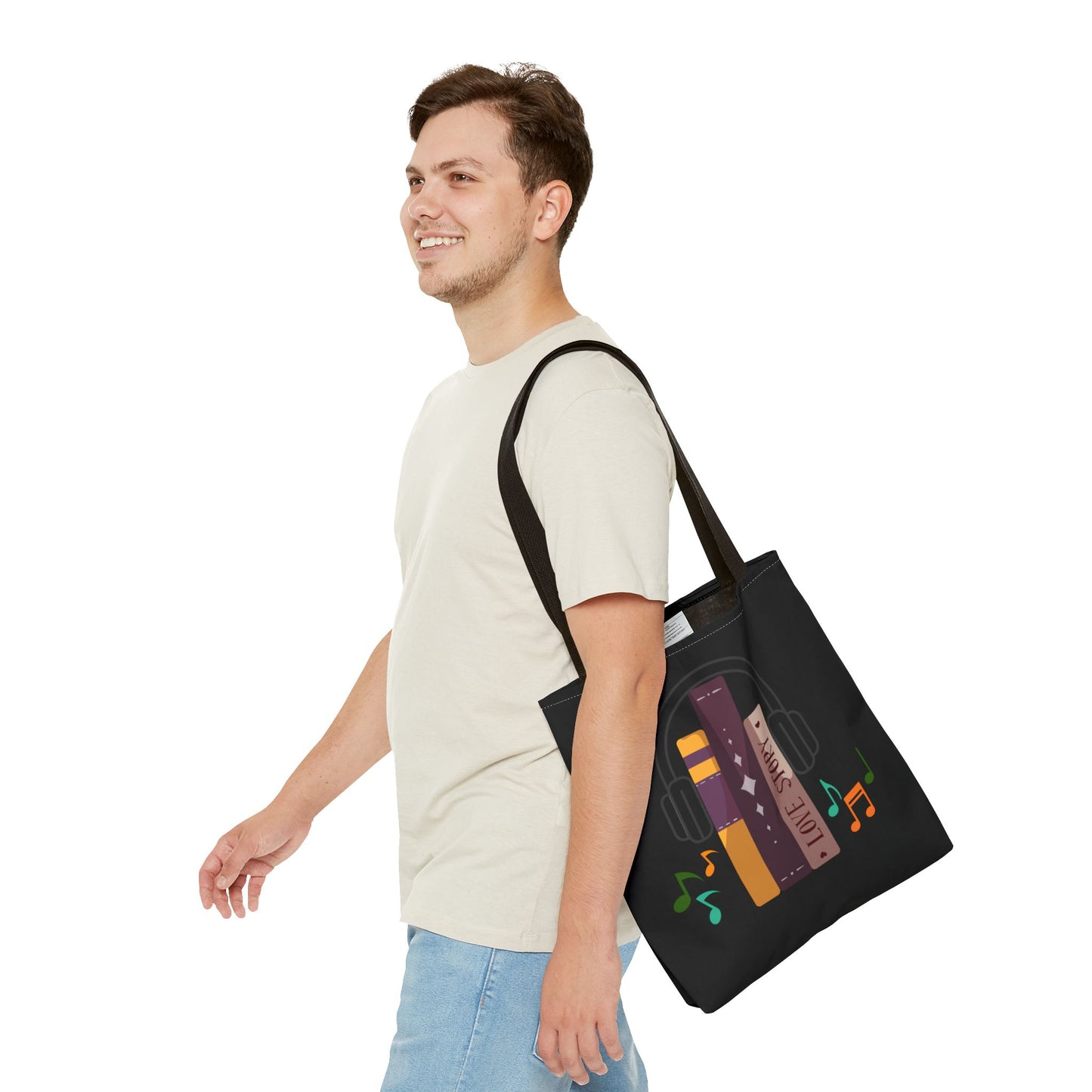 Tunes From Pages Tote Bag