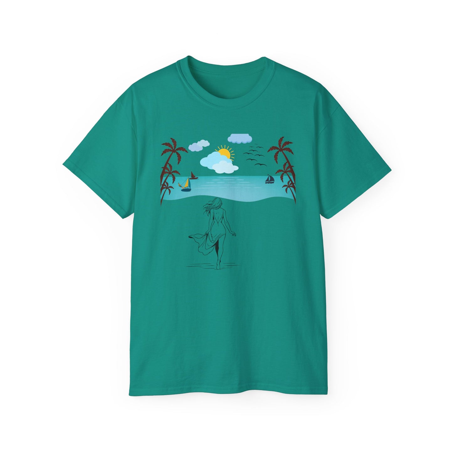 Walk In The Sand Tee - Summer T-Shirt