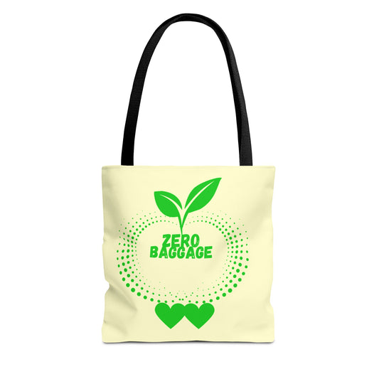 Zero Baggage Tote Bag-Shopping Bag, Grocery Bag, School Tote Bag, Gym Bag, Yoga bag