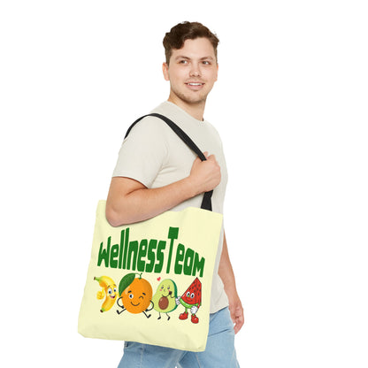 Wellness Team Tote Bag-Shopping Bag, Grocery Bag