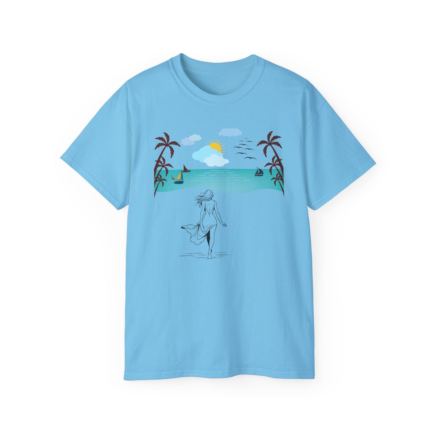 Walk In The Sand Tee - Summer T-Shirt