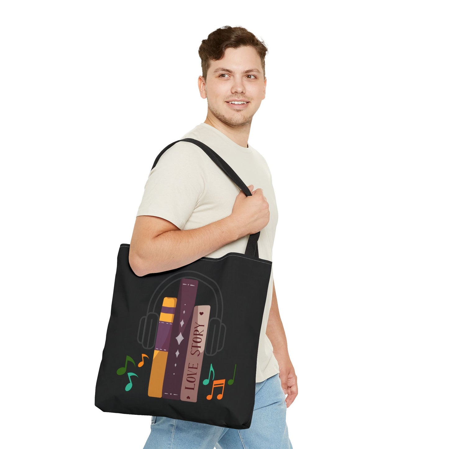 Tunes From Pages Tote Bag