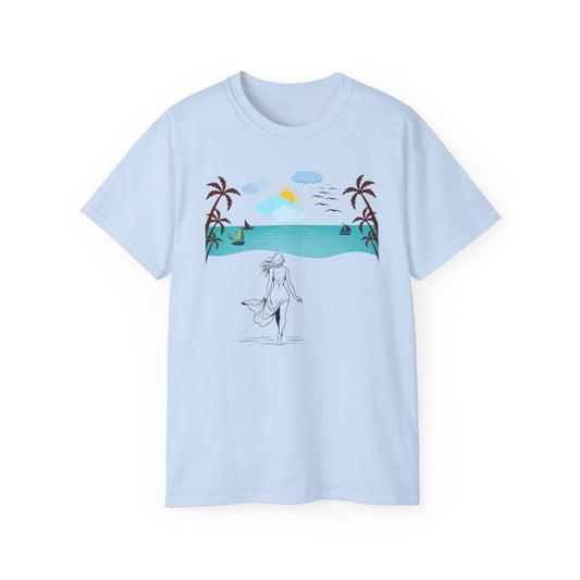 Walk In The Sand Tee - Summer T-Shirt