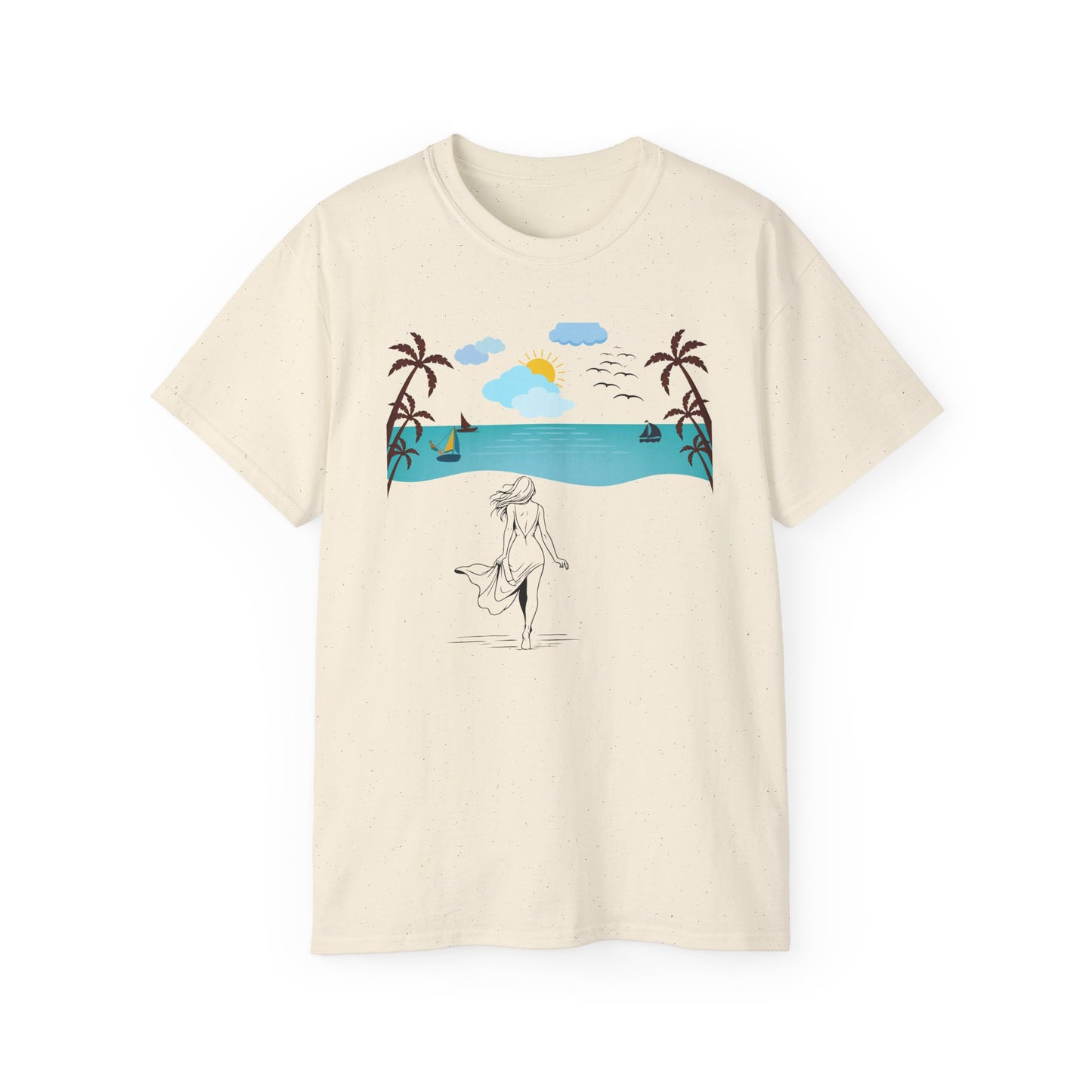 Walk In The Sand Tee - Summer T-Shirt