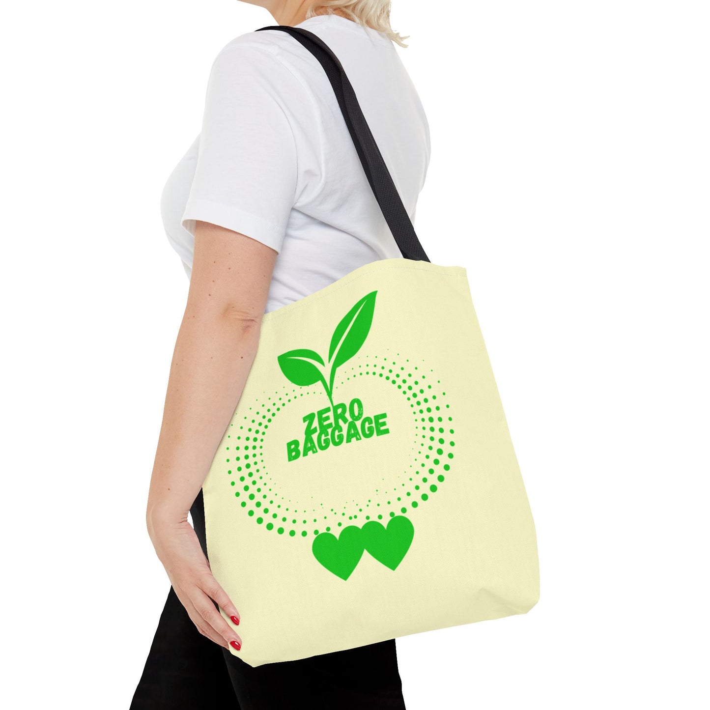 Zero Baggage Tote Bag-Shopping Bag, Grocery Bag, School Tote Bag, Gym Bag, Yoga bag