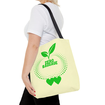 Zero Baggage Tote Bag-Shopping Bag, Grocery Bag, School Tote Bag, Gym Bag, Yoga bag
