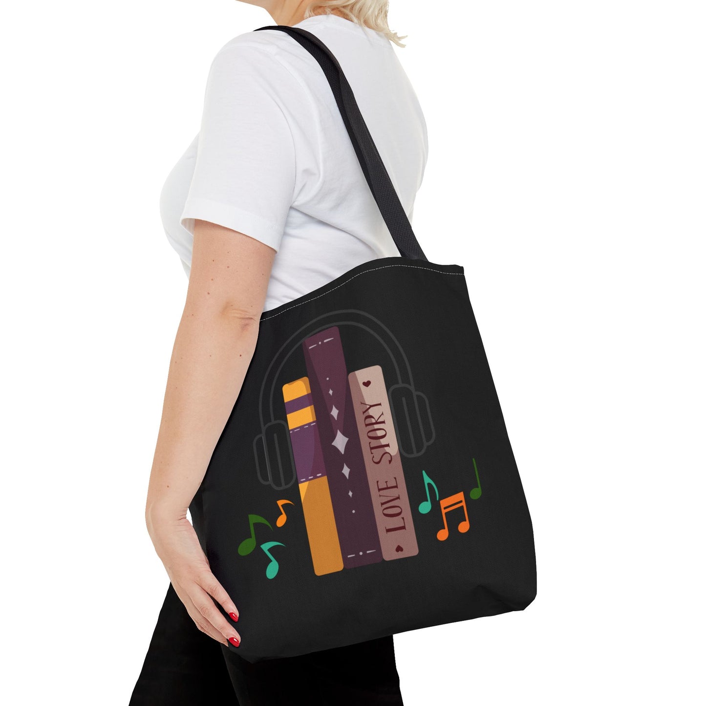 Tunes From Pages Tote Bag