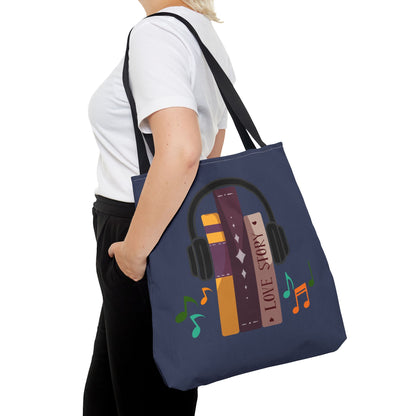 Tunes From Pages Tote Bag