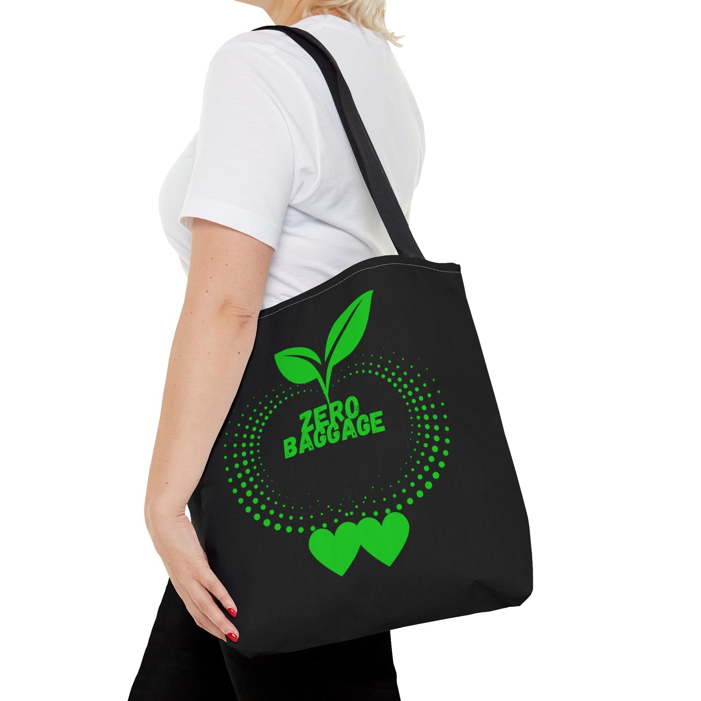 Zero Baggage Tote Bag-Shopping Bag, Grocery Bag, School Tote Bag, Gym Bag, Yoga bag
