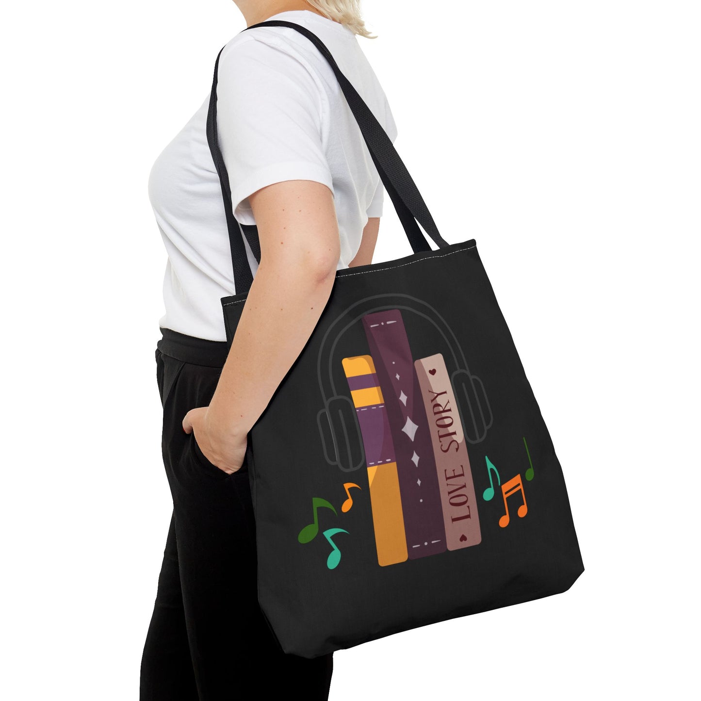 Tunes From Pages Tote Bag