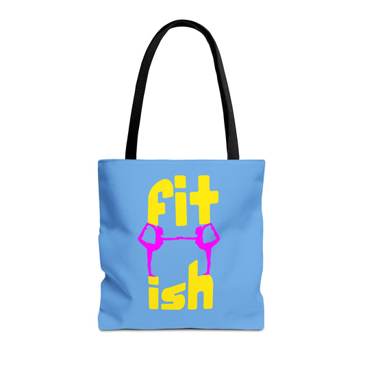 Fit-ish Tote Bag-Gym Tote Bag, School Tote Bag, Yoga Tote Bag