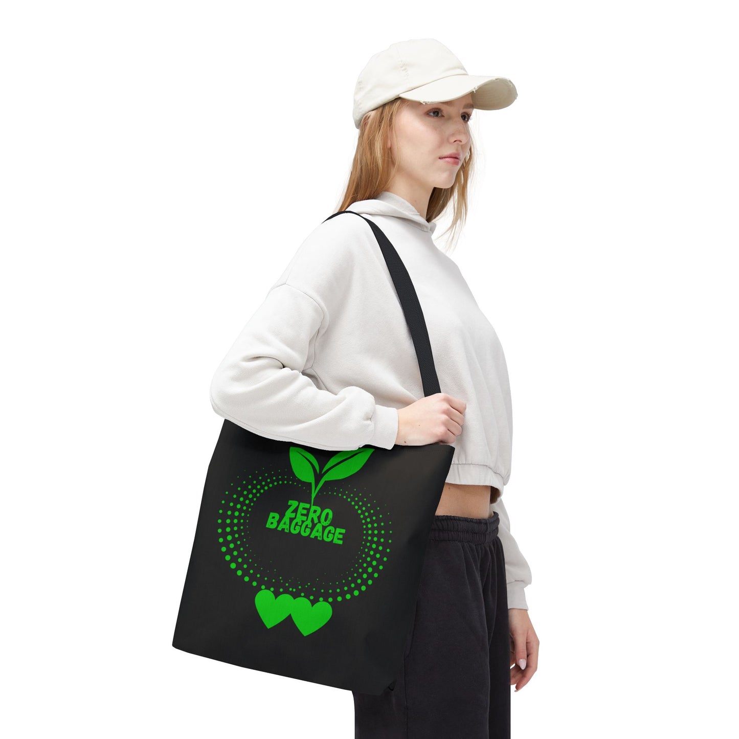 Zero Baggage Tote Bag-Shopping Bag, Grocery Bag, School Tote Bag, Gym Bag, Yoga bag