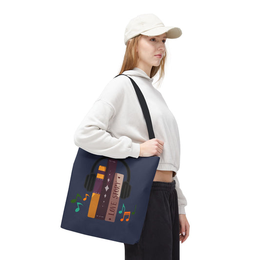 Tunes From Pages Tote Bag