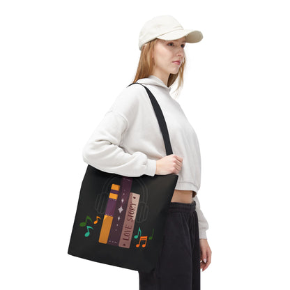 Tunes From Pages Tote Bag