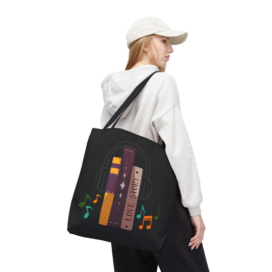 Tunes From Pages Tote Bag