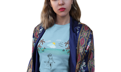 Walk In The Sand Tee - Summer T-Shirt