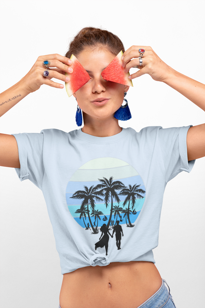 Walk To Sunset T-shirt- Summer T-shirt