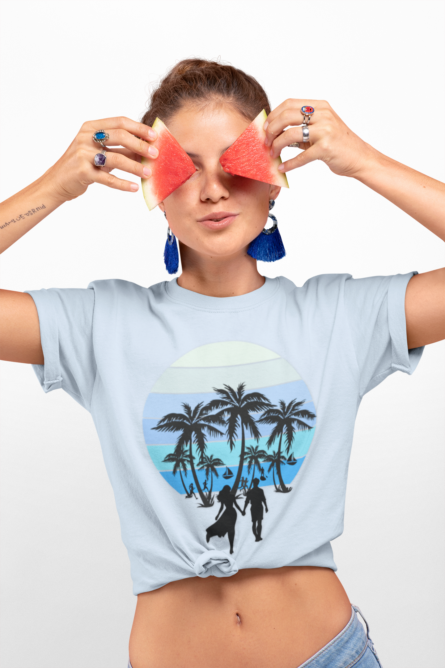 Walk To Sunset T-shirt- Summer T-shirt