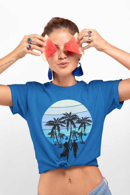 Walk To Sunset T-shirt- Summer T-shirt