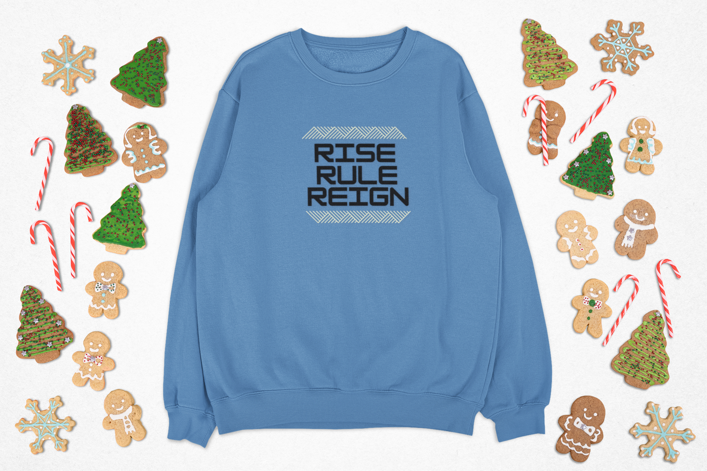Rule Rise Reign Sweatshirt-Crewneck Sweatshirt
