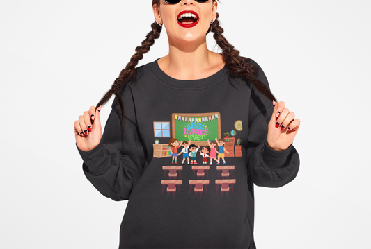 Best Teacher Ever Sweatshirt-Gift for teacher, School Sweatshirt, Crew Neck Sweatshirt,