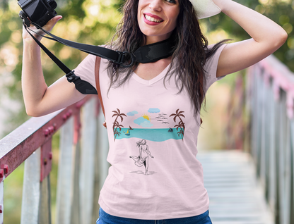 Walk In The Sand Tee - Summer T-Shirt